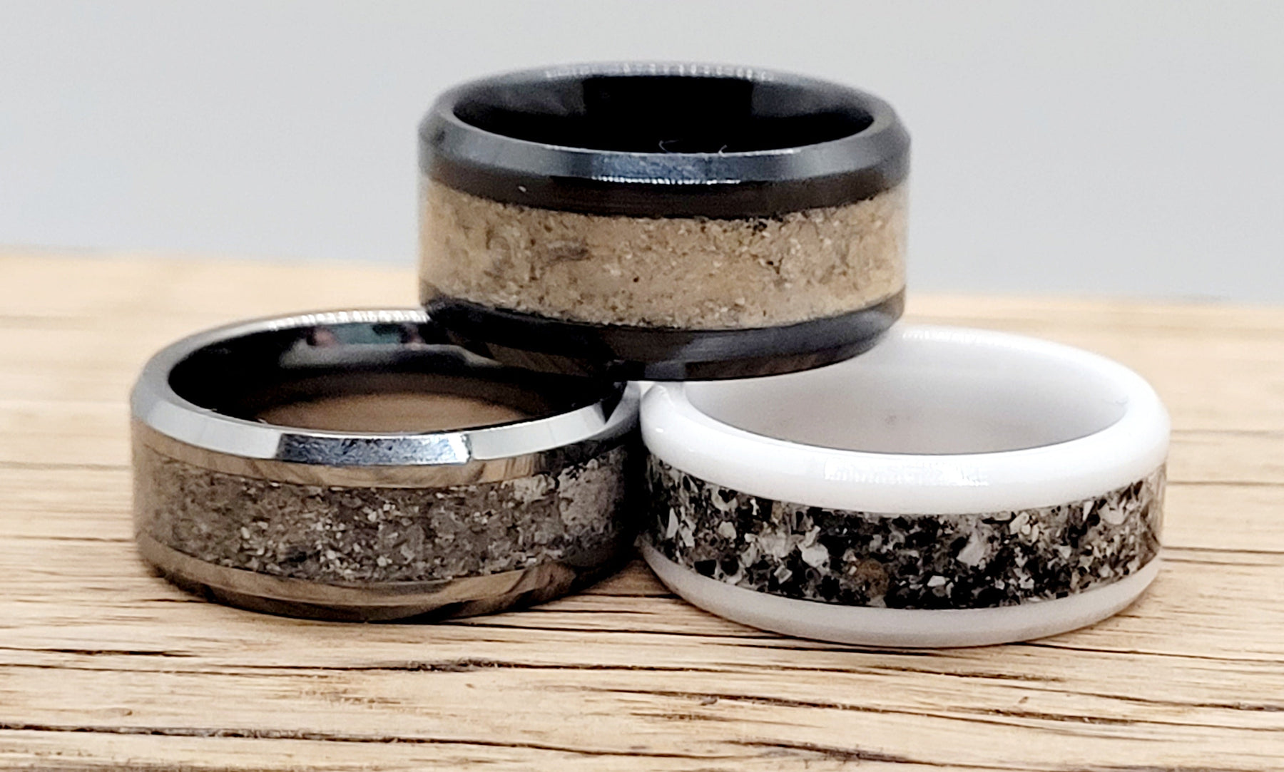 Ashes to Ashes, Dust to Dust by Cotton Street Art Company, handmade ring detail photo 3