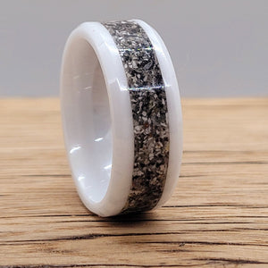 Ashes to Ashes, Dust to Dust by Cotton Street Art Company, handmade ring detail photo 2