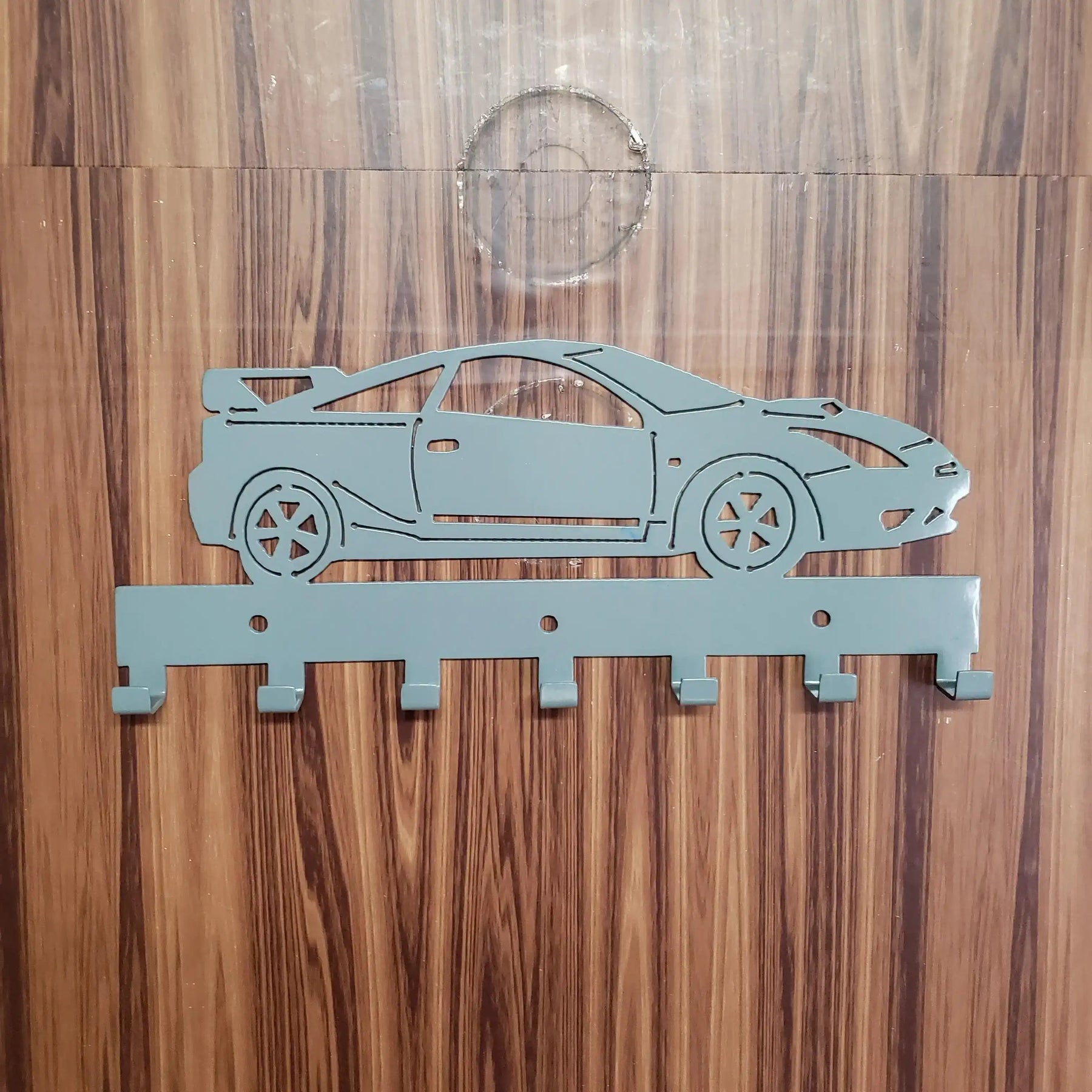 Toyota Celica Key Hanger – Steel Wall Mounted Key Rack – T230 Coupe Key Hook – 12"x6" Import Car Garage Decor detail view by