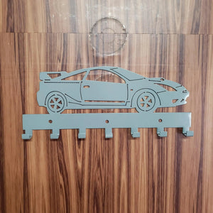 Toyota Celica Key Hanger – Steel Wall Mounted Key Rack – T230 Coupe Key Hook – 12"x6" Import Car Garage Decor detail view by