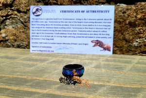 The T-Rex Galaxy Ring by Cotton Street Art Company, handmade jewelry detail photo 7