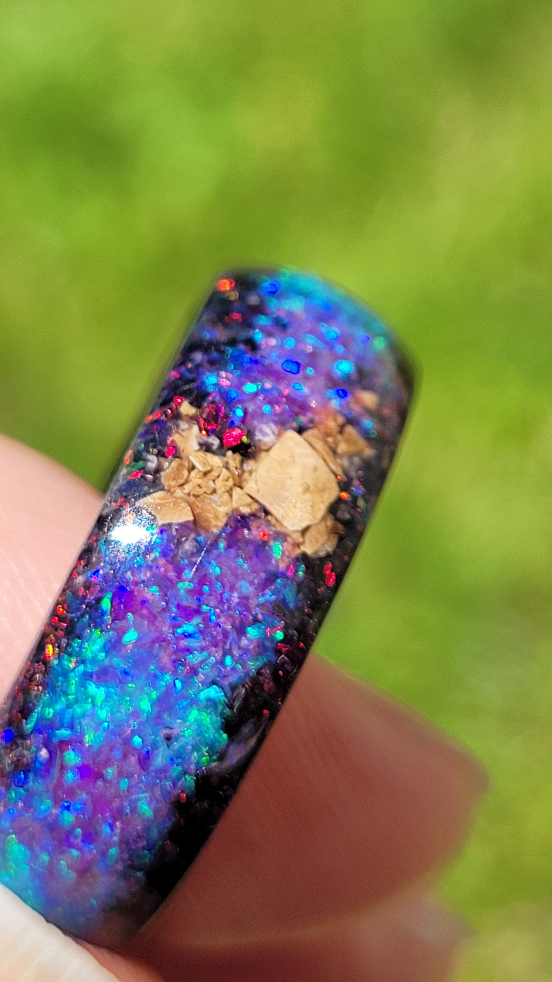 The T-Rex Galaxy Ring by Cotton Street Art Company, handmade jewelry detail photo 3
