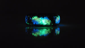 The T-Rex Galaxy Ring by Cotton Street Art Company, handmade jewelry detail photo 2