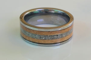 The "Make it a Double" Memorial Ring by Cotton Street Art Company, handmade jewelry detail photo 7