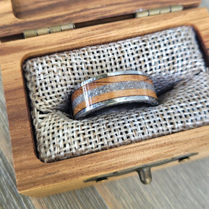 The "Make it a Double" Memorial Ring by Cotton Street Art Company, handmade jewelry main product photo