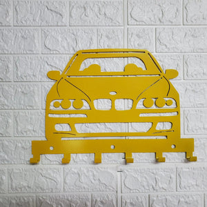 BMW E39 Key Hanger – 9x12 Inch Steel Wall Mounted Key Rack for Garage, Entryway, Man Cave, or BMW Gift detail view by Martin