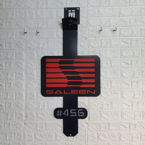 Custom Hood Prop for Saleen Mustang detail view by Martin Metalwork LLC