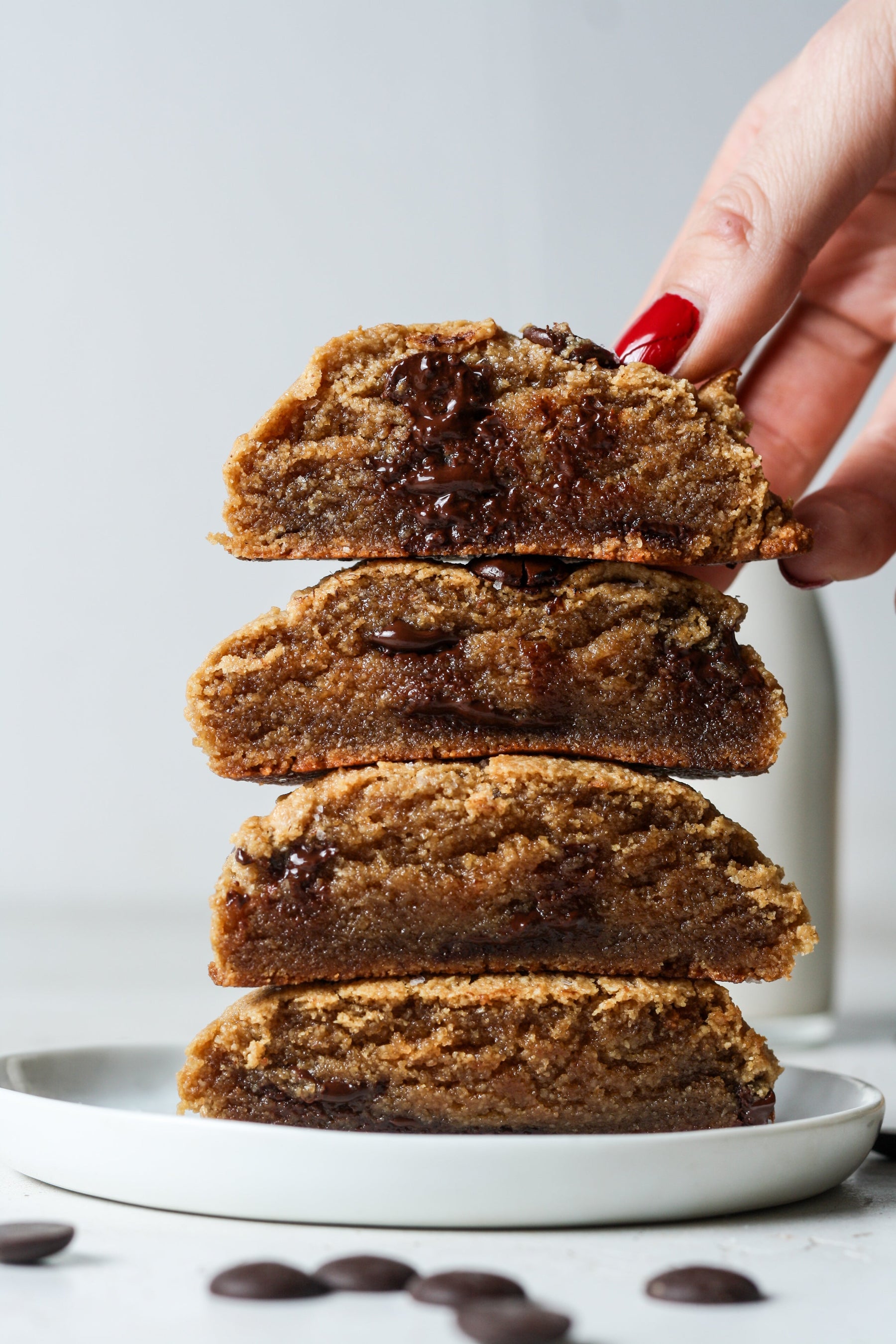 Vegan Chocolate Chip Cookies by Sweet Addison's