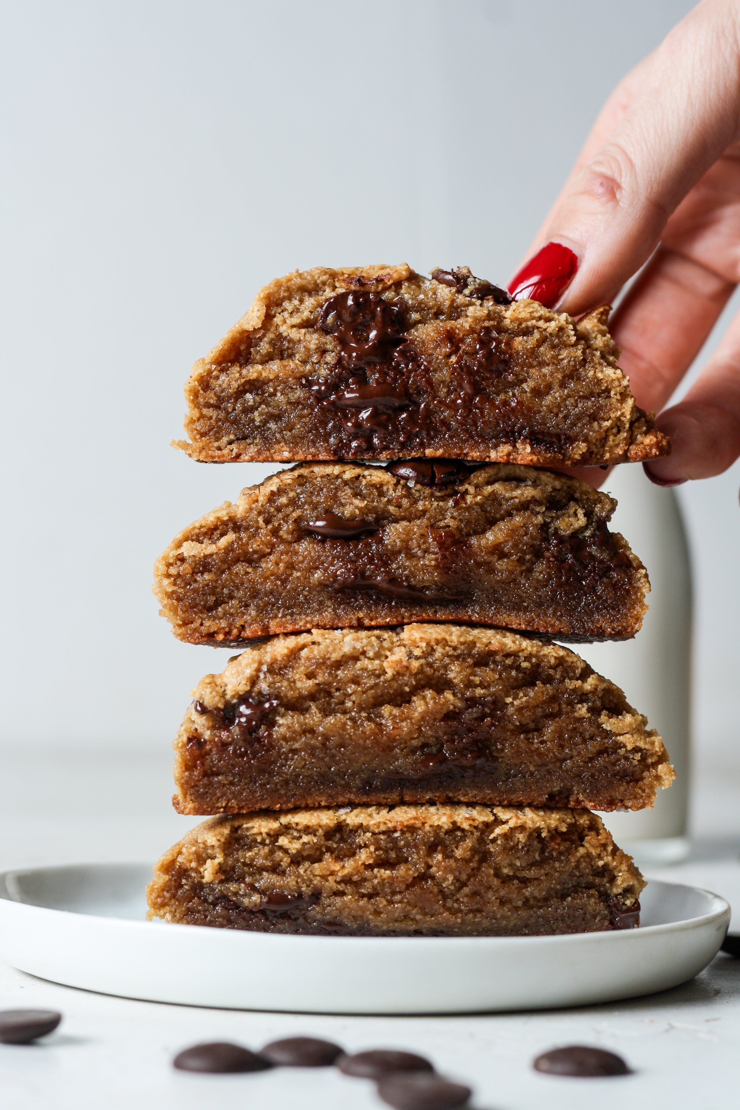 Vegan Chocolate Chip Cookies by Sweet Addison's