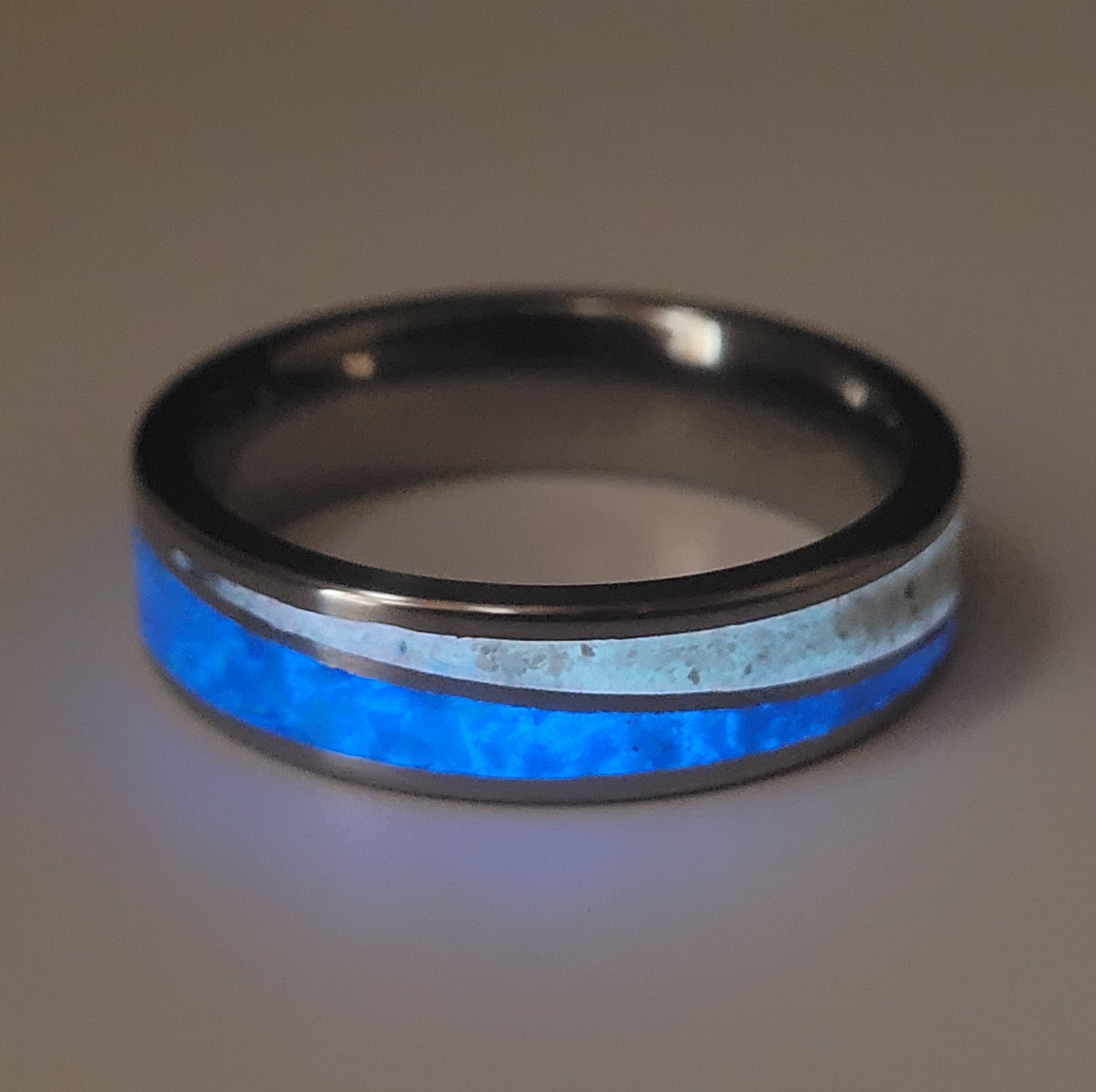 Tidal Serenity Ring - Made from the Beach Sand by Cotton Street Art Company, handmade jewelry detail photo 7