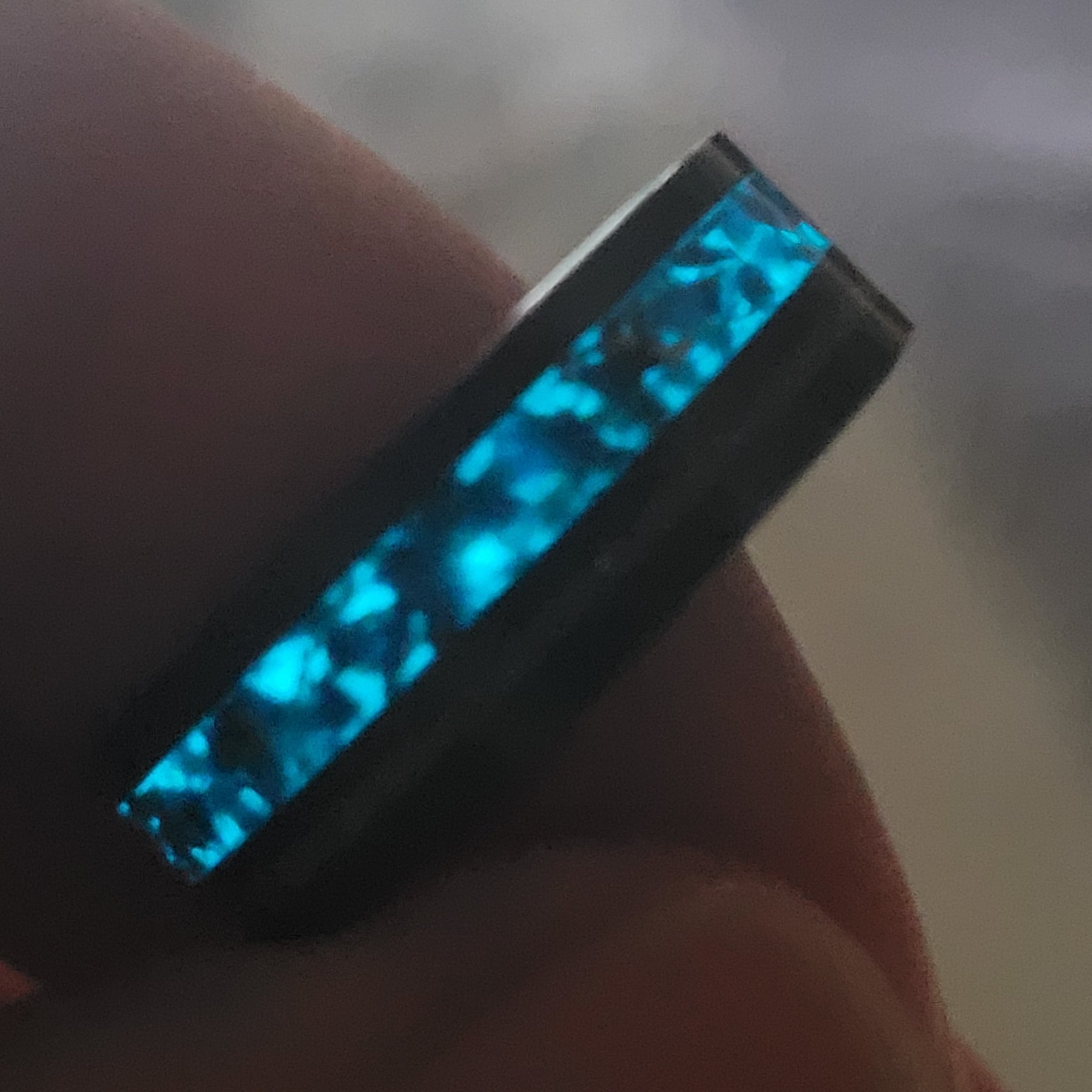 Star Quest Memorial Ring by Cotton Street Art Company, handmade jewelry detail photo 3