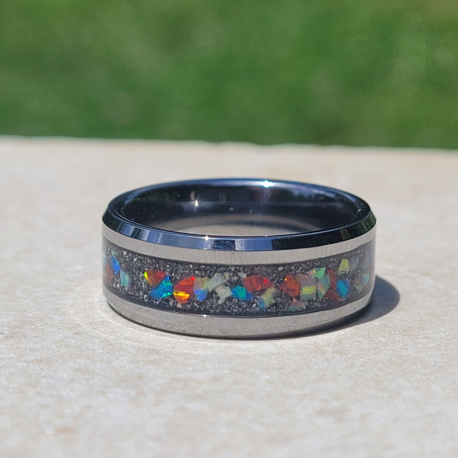 The American Memorial Ring by Cotton Street Art Company, handmade jewelry detail photo 4