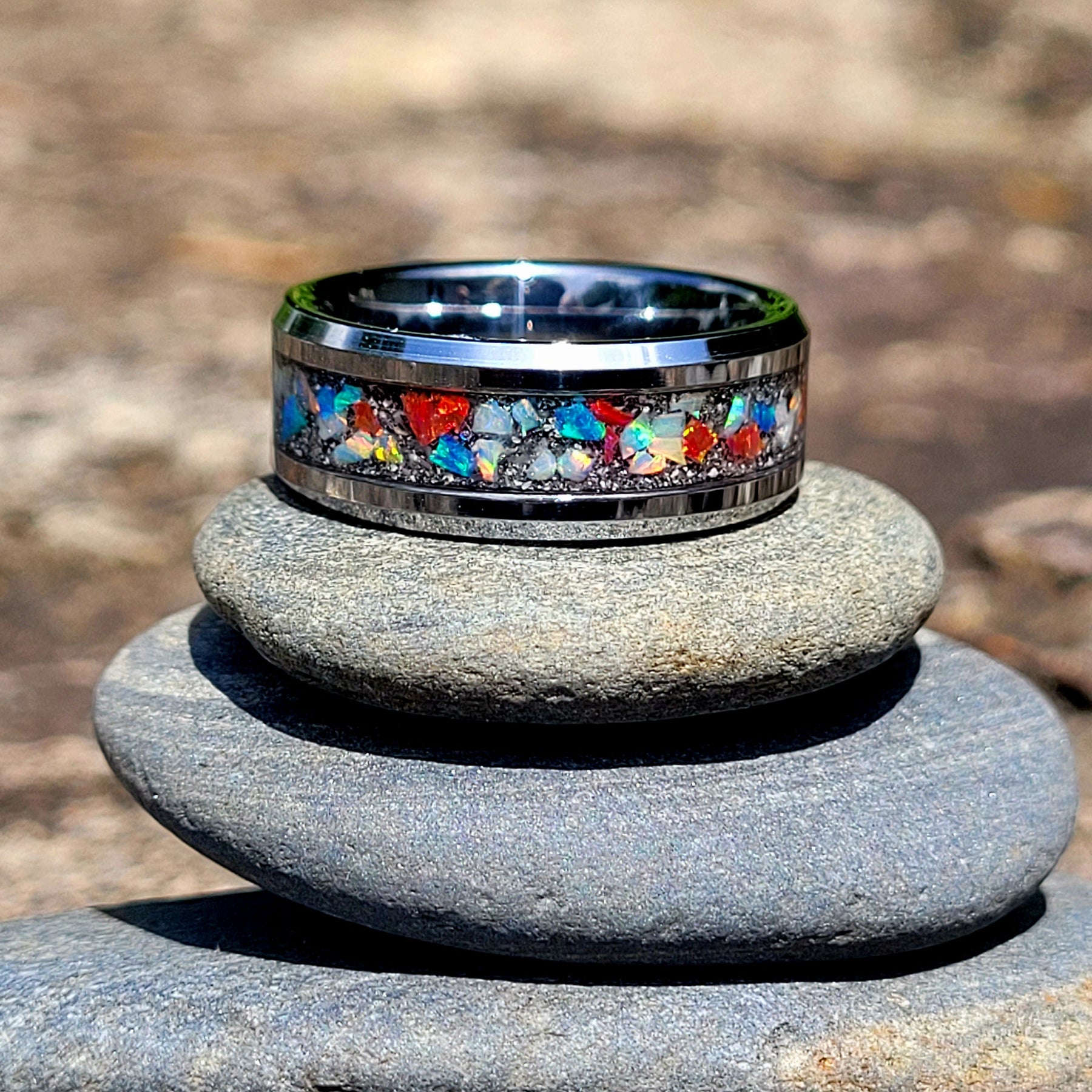 The American Memorial Ring by Cotton Street Art Company, handmade jewelry detail photo 3