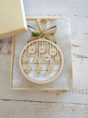 2025 Family Christmas Ornament Bulb Edition by EverLee Creations, Southern home decor detail photo 3