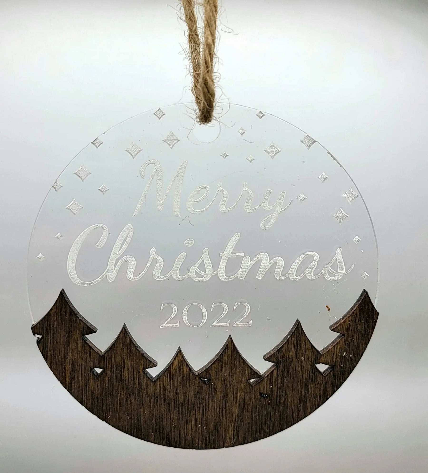 2025 Mountain Ornament by EverLee Creations, Southern home decor main product photo
