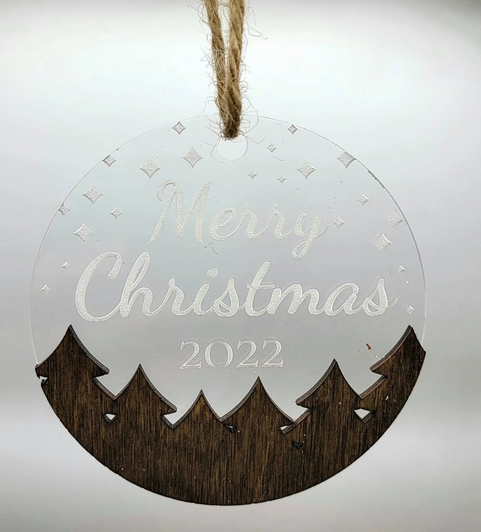 2025 Mountain Ornament by EverLee Creations, Southern home decor main product photo