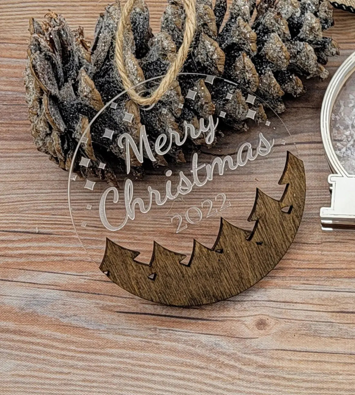 2025 Mountain Ornament by EverLee Creations, Southern home decor detail photo 2