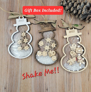 2025 Snowman Family Ornament by EverLee Creations, Southern home decor detail photo 2