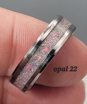 Diamond Sparkle Memorial Ring by Cotton Street Art Company, handmade jewelry detail photo 4