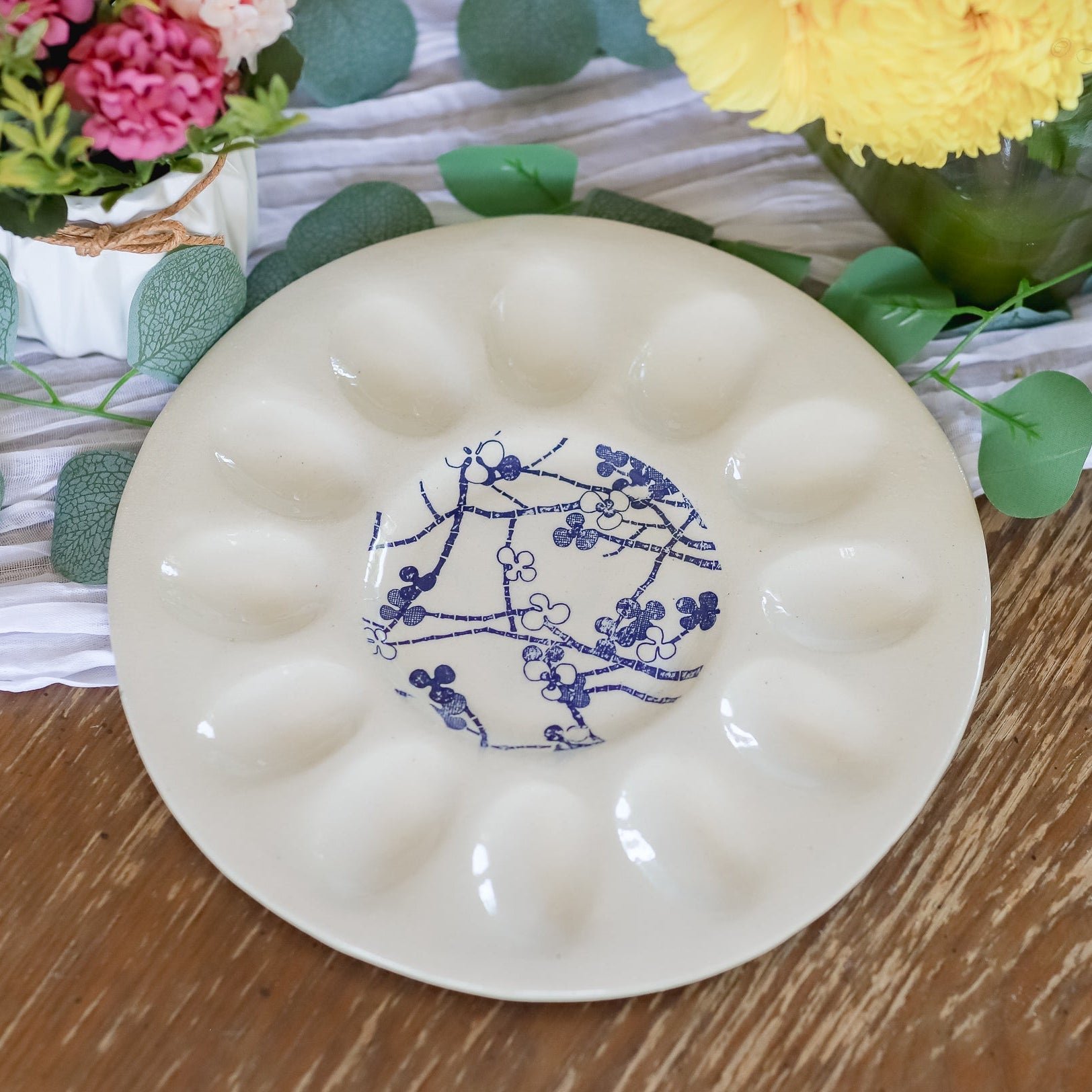 Prodigal Pottery Ceramic Egg Tray — product view 2