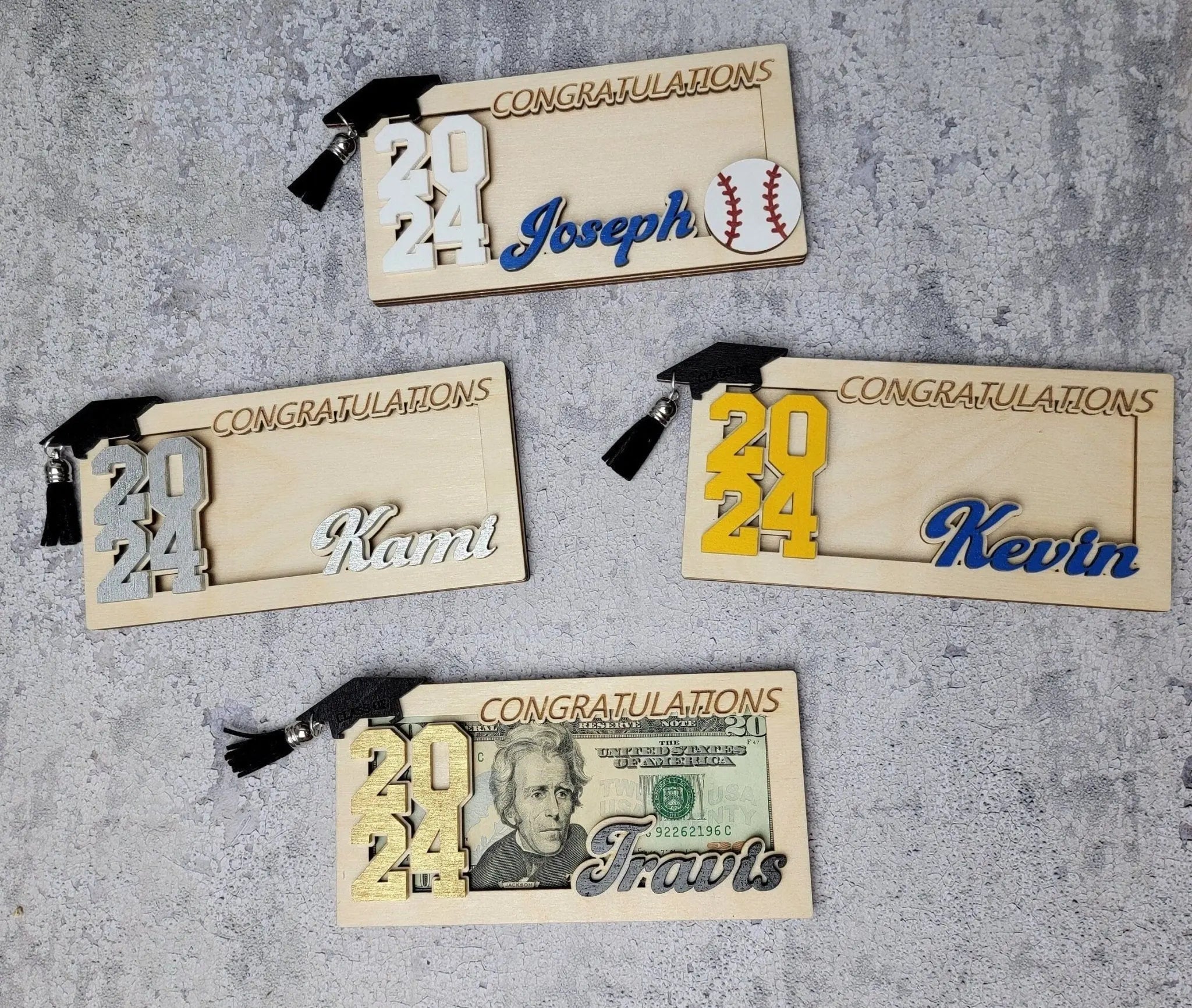 2026 Graduation Gift Money Holder by EverLee Creations, Southern home decor main product photo