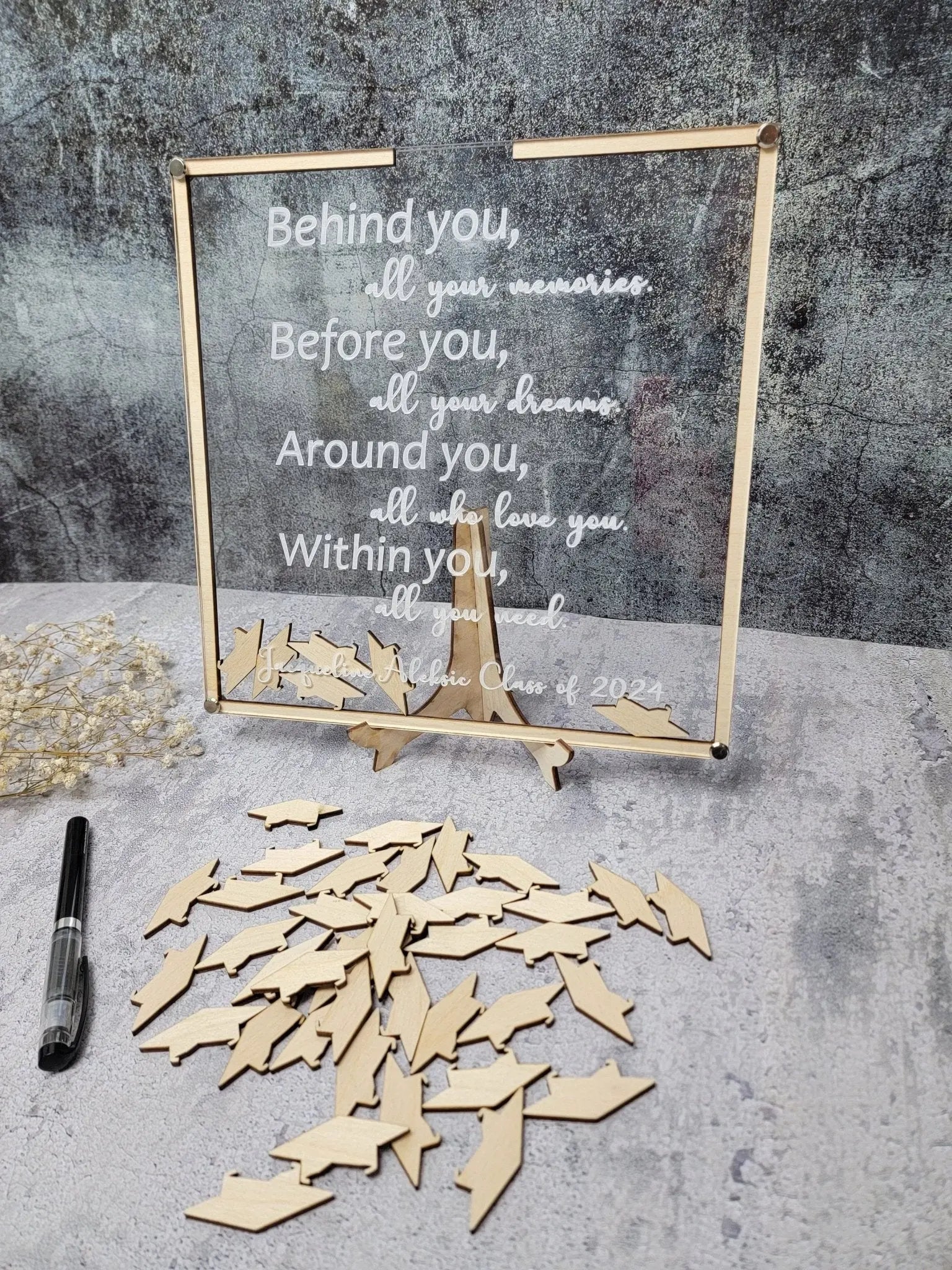 2026 Graduation Guest Book Alternative by EverLee Creations, paper gift detail photo 6
