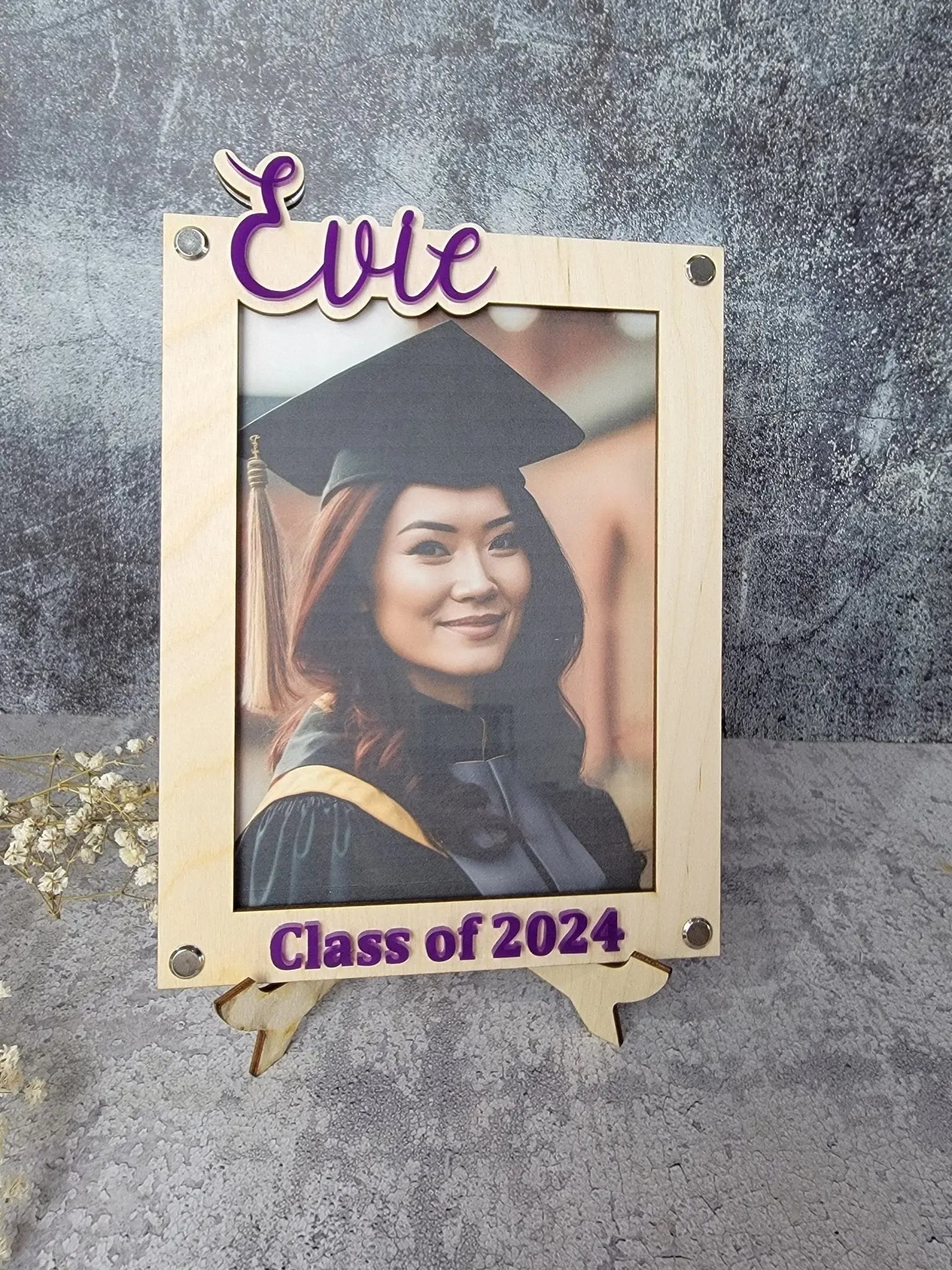 2026 Personalized Graduation Gift Money Holder and Personalized Graduation Picture Frame Combo by EverLee Creations, Southern home decor detail photo 2