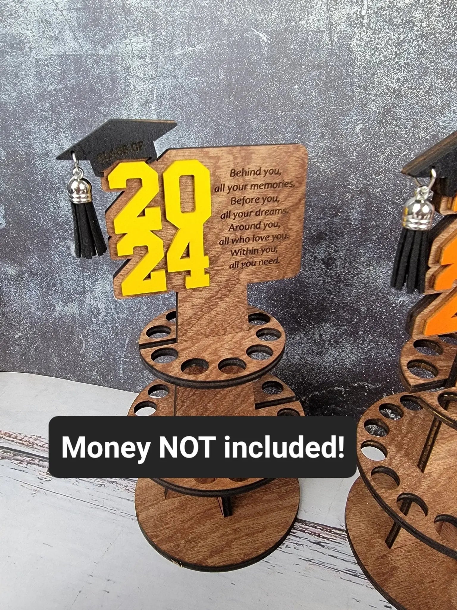 2026 Personalized Graduation Gift Money Holder and Personalized Graduation Picture Frame Combo by EverLee Creations, Southern home decor detail photo 11