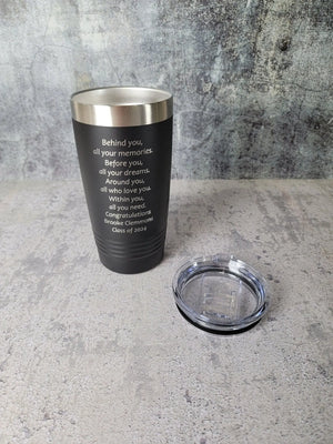 2026 Personalized Graduation Tumbler by EverLee Creations, custom drinkware detail photo 4