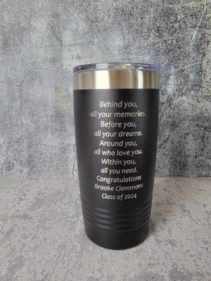 2026 Personalized Graduation Tumbler by EverLee Creations, custom drinkware detail photo 7