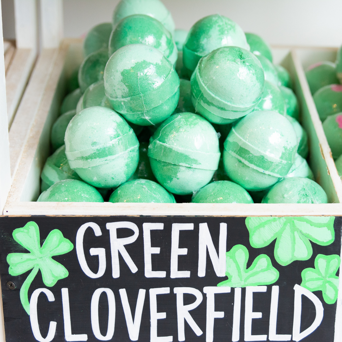 Green Cloverfield Bath Bomb by Sugar + Spruce