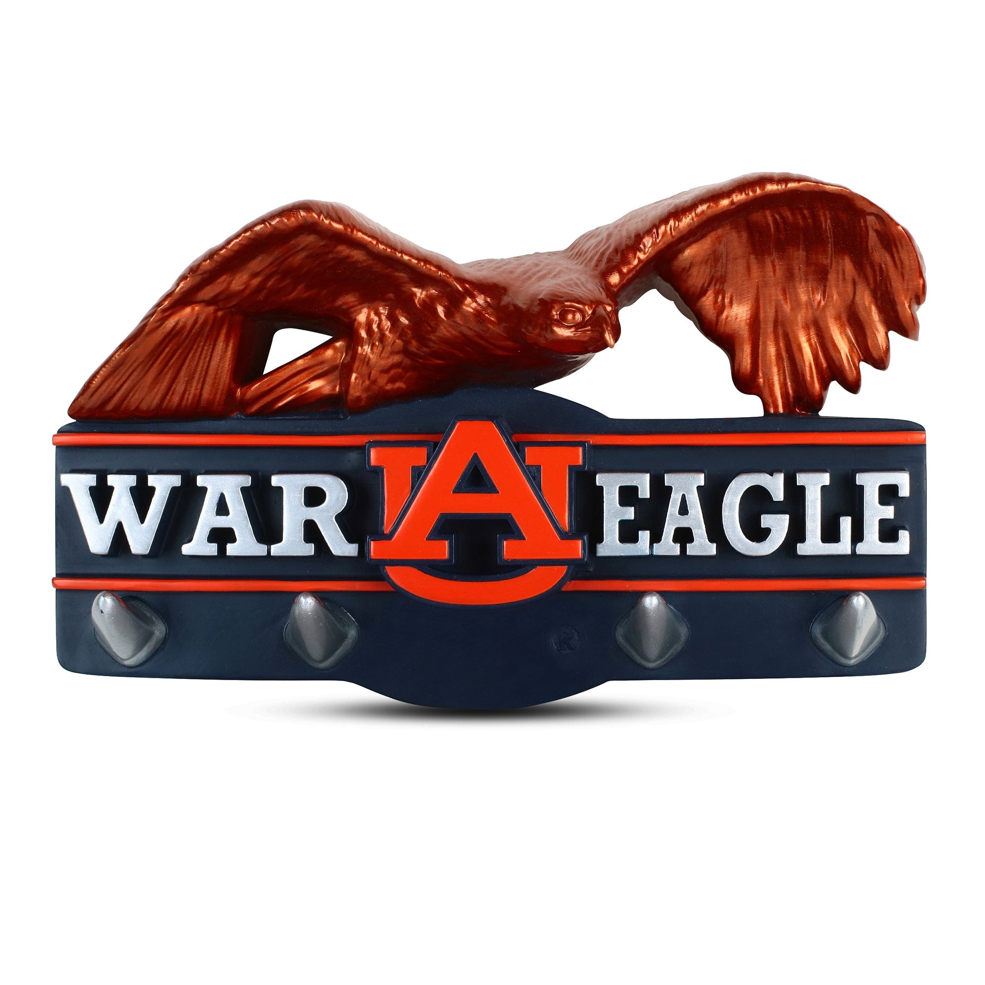 Auburn Tigers War Eagle Hook Rack by College Bronze