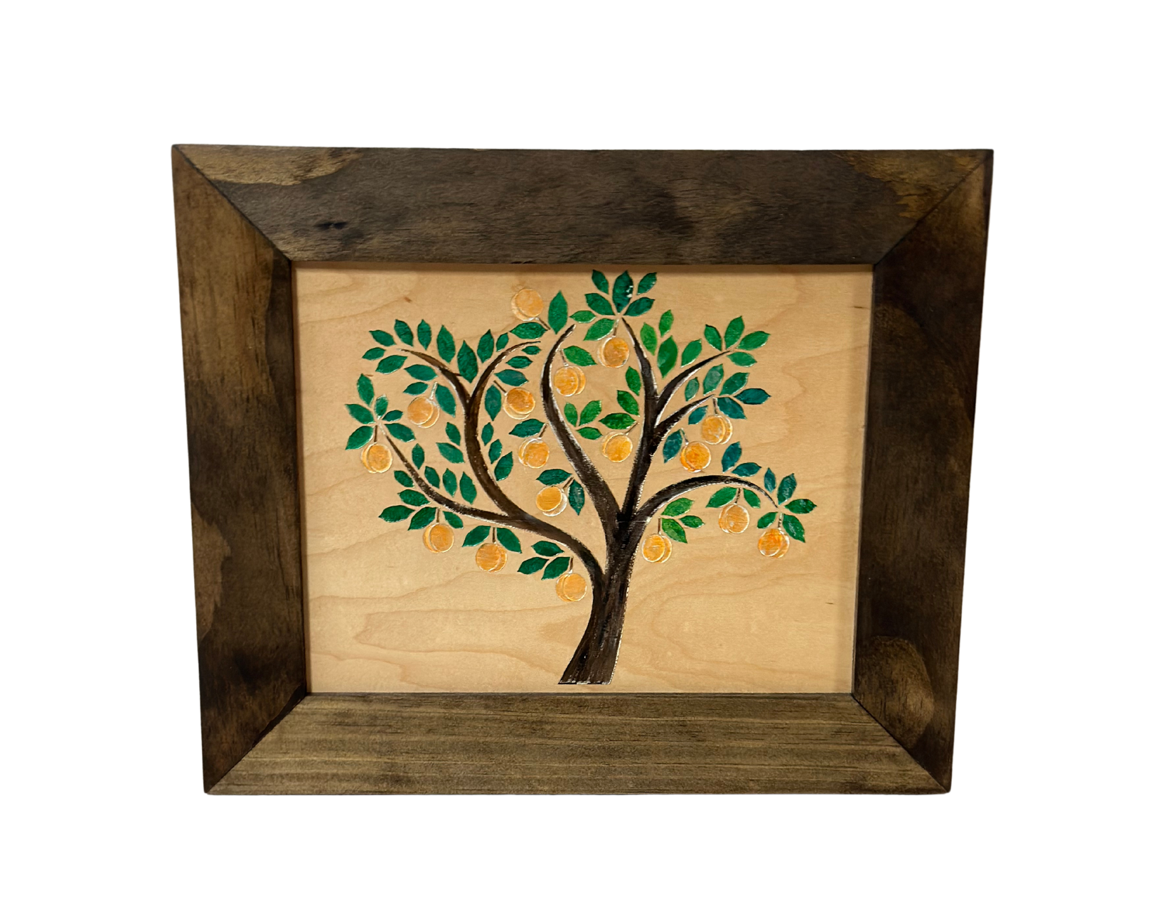 Peach Tree Decorative & Secure Wall-Mounted Gun Cabinet by Bellewood Designs, Southern home decor detail photo 2