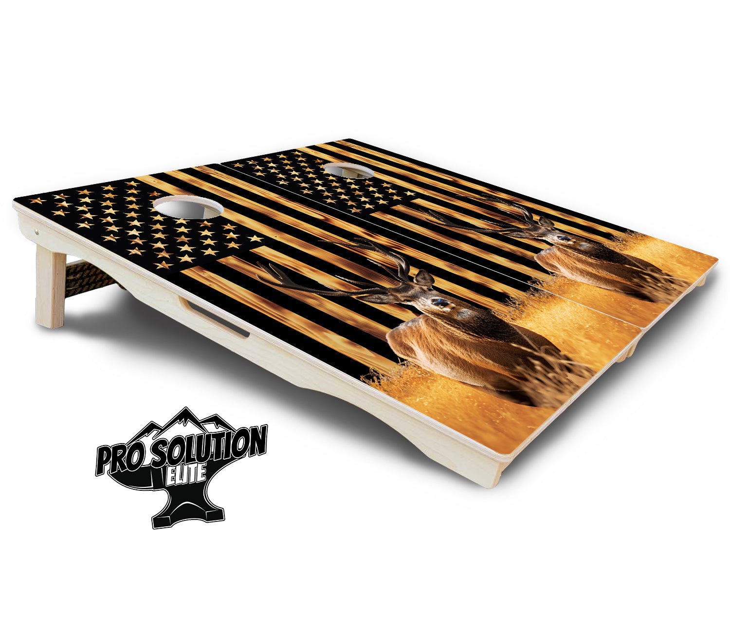Colorful Deer & Fish Cornhole Boards - Pro Elite Series