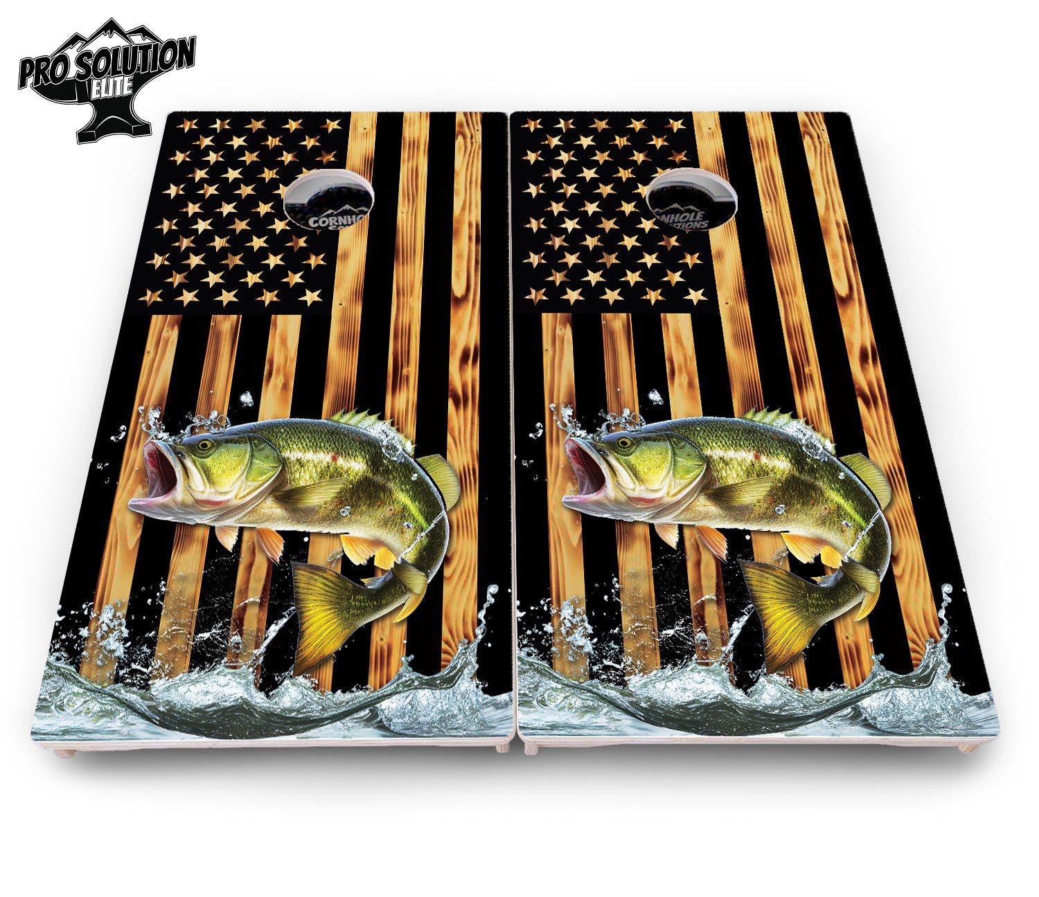 Colorful Deer & Fish Cornhole Boards - Pro Elite Series