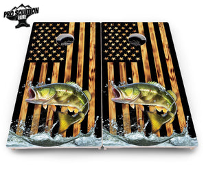Colorful Deer & Fish Cornhole Boards - Pro Elite Series
