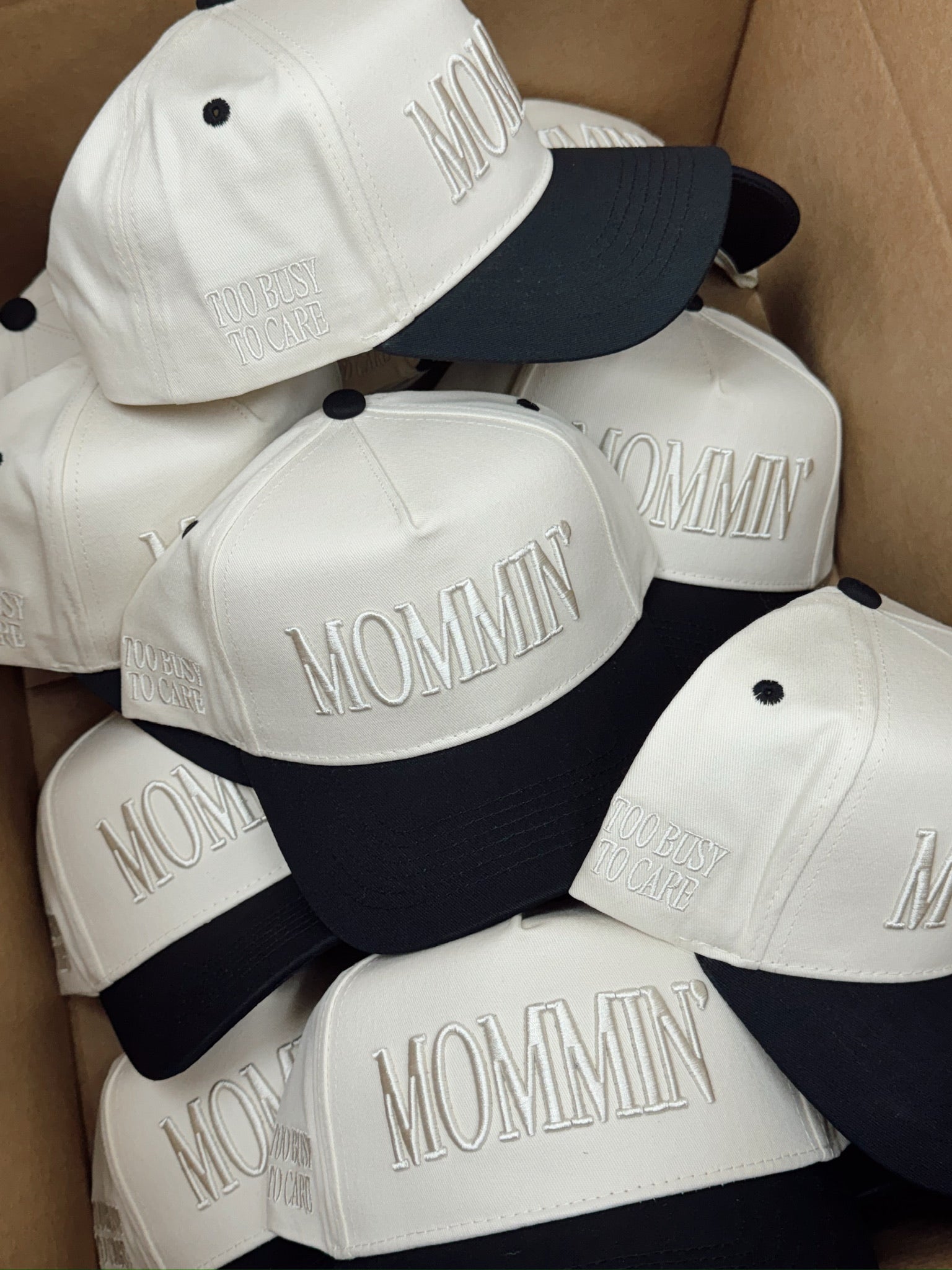 Mommin' - Vintage Trucker Hat by KenzKustomz, Southern lifestyle apparel detail photo 15