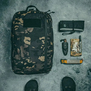 24 Hour Backpack 500D by Recycled Firefighter, handmade leather goods detail photo 6