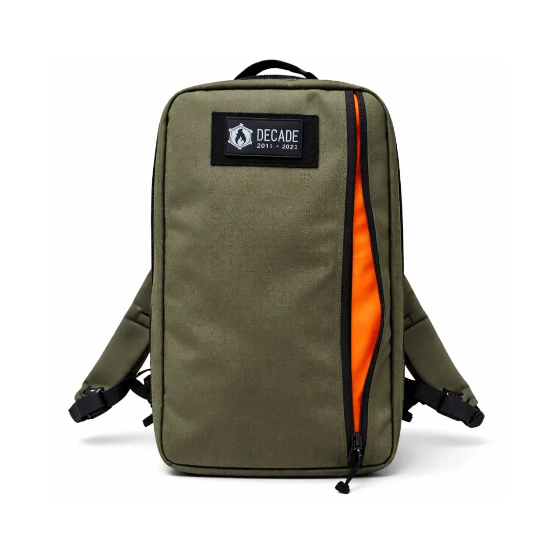 24 Hour Backpack by Recycled Firefighter, handmade leather goods main product photo