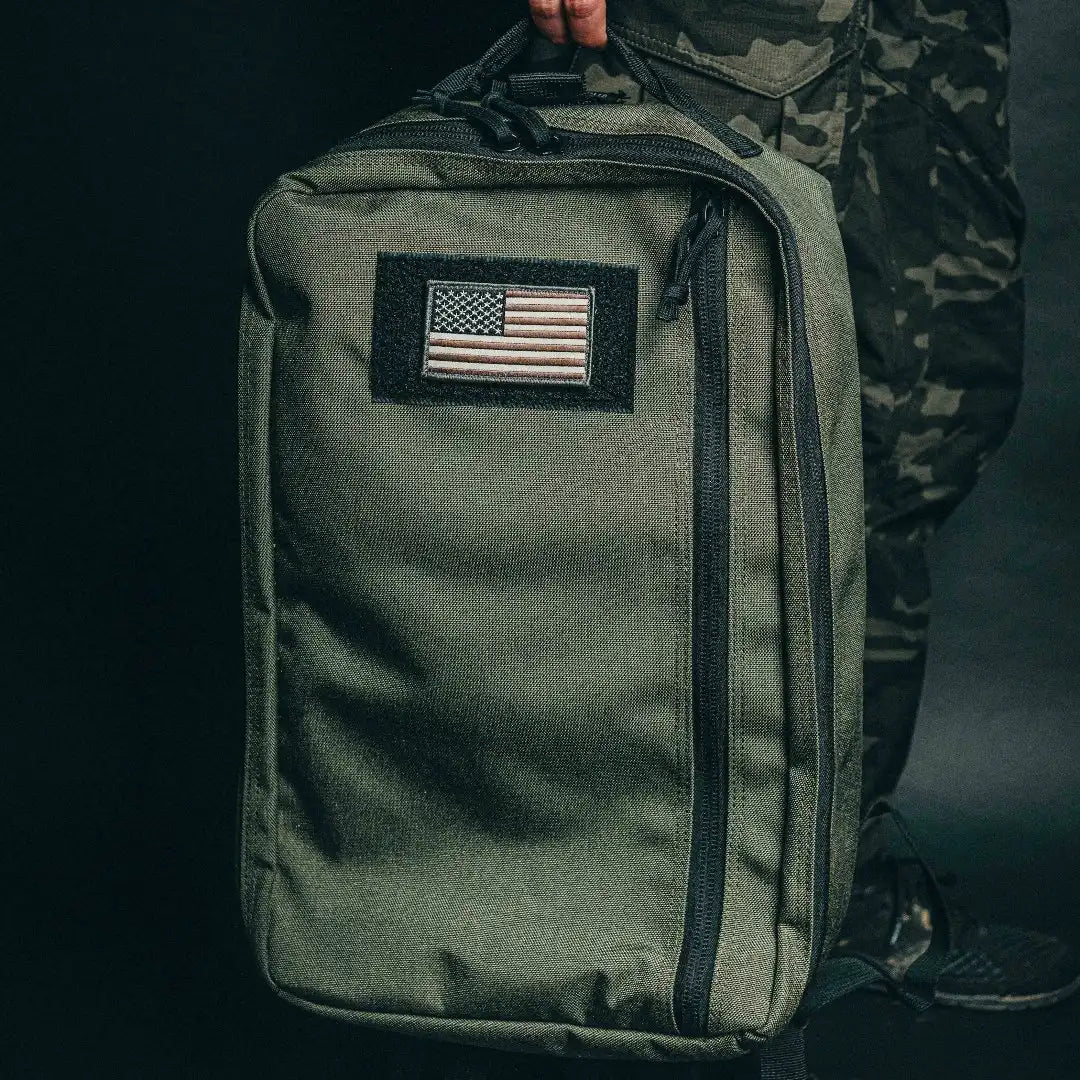 24 Hour Backpack by Recycled Firefighter, handmade leather goods detail photo 11