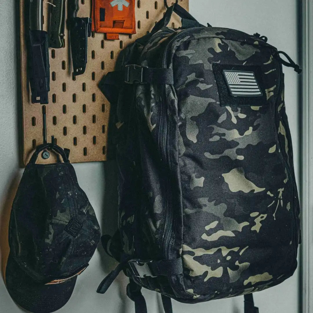 12 Hour Plus Backpack by Recycled Firefighter, handmade leather goods detail photo 16