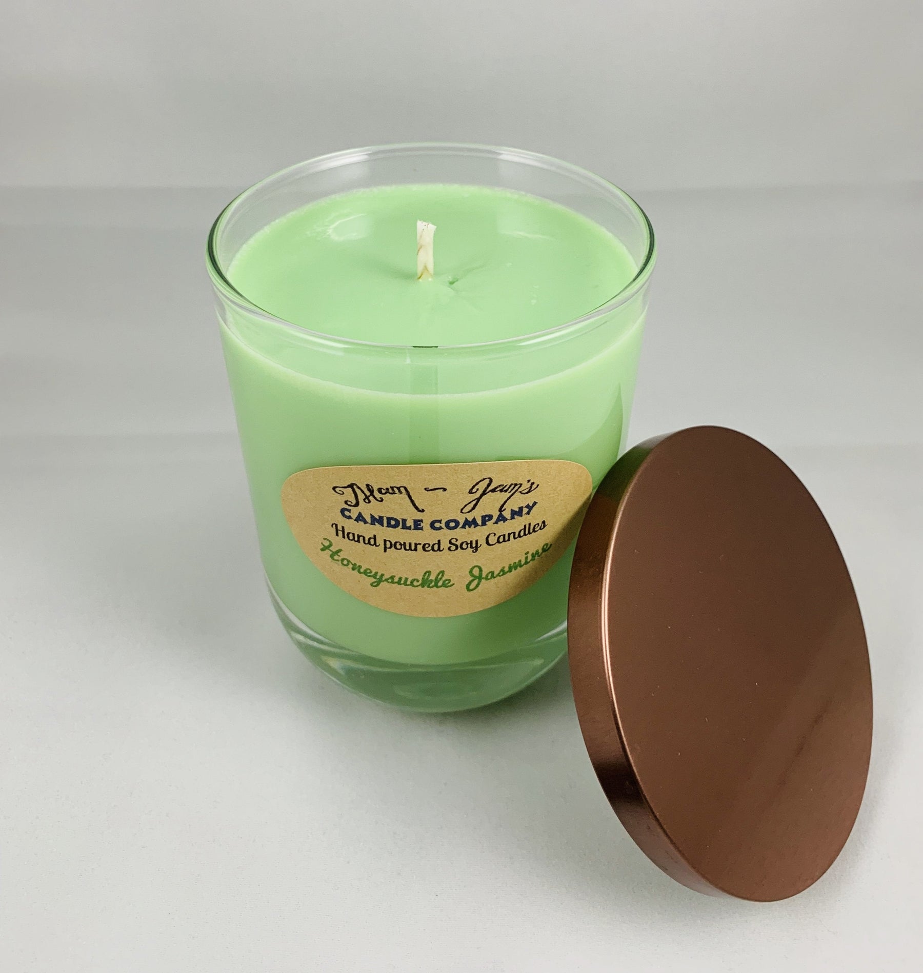 Honeysuckle Jasmine soy candle and wax melts by Mam Jam’s Candle Company, detail image 4