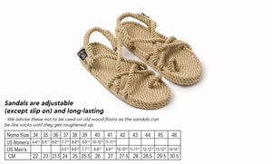 JC Bone handmade rope sandals by Nomadic State of Mind, view 4