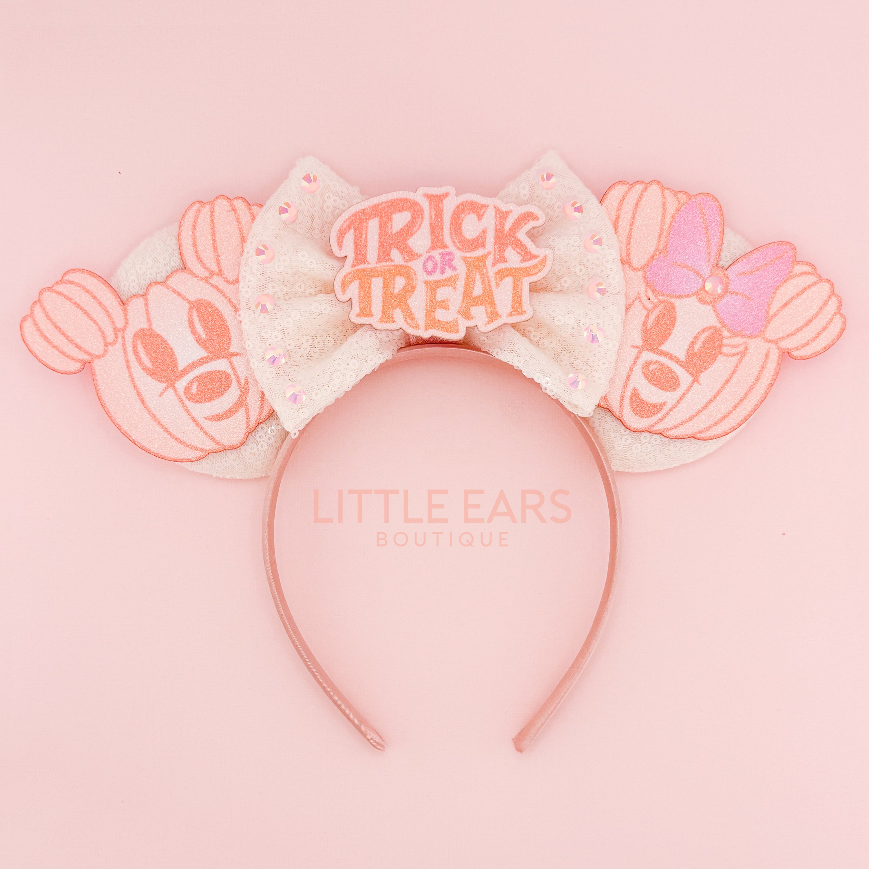 Pastel Pumpkins Halloween Ears by Little Ears Boutique, travel planning service main product photo