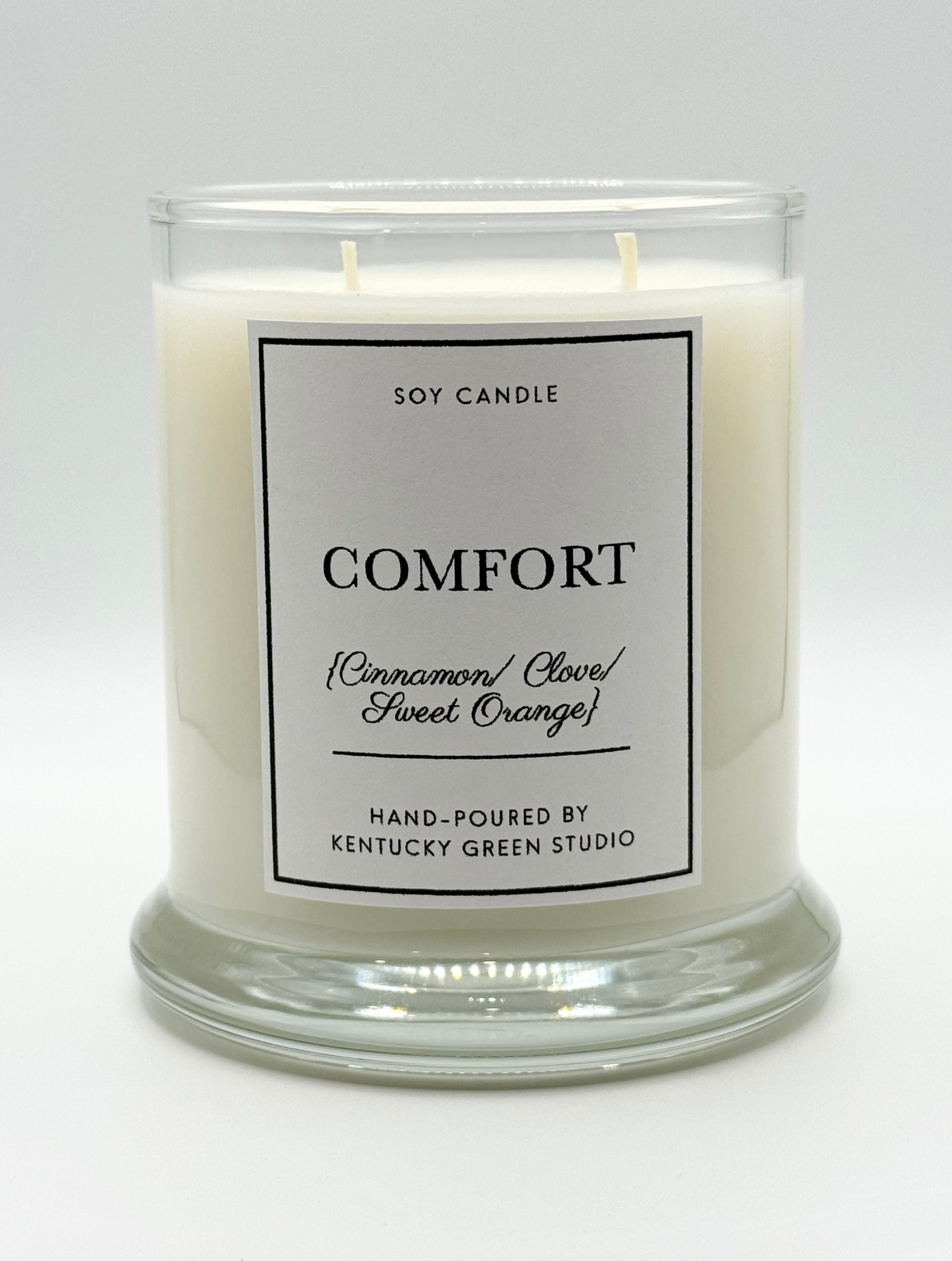 Comfort Soy Candle by Kentucky Green Studio, scented candle main product photo