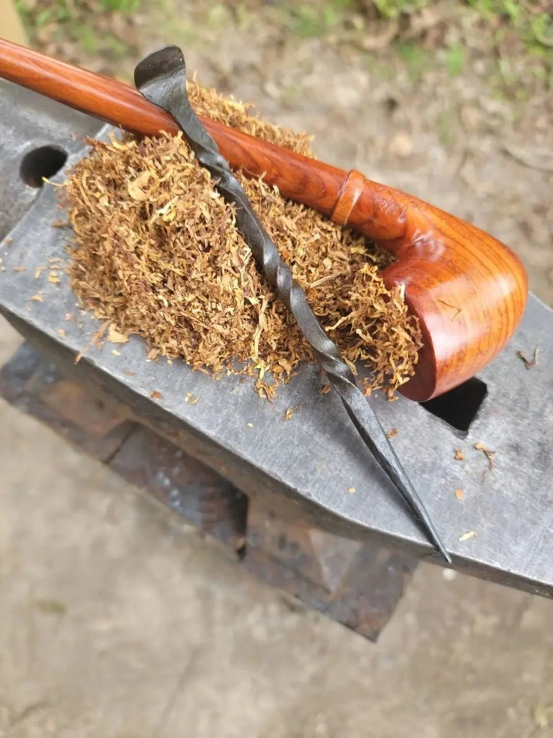 2in1 Pipe Pick and Presser by Redbeard's Forge LLC, smoking accessories main product photo