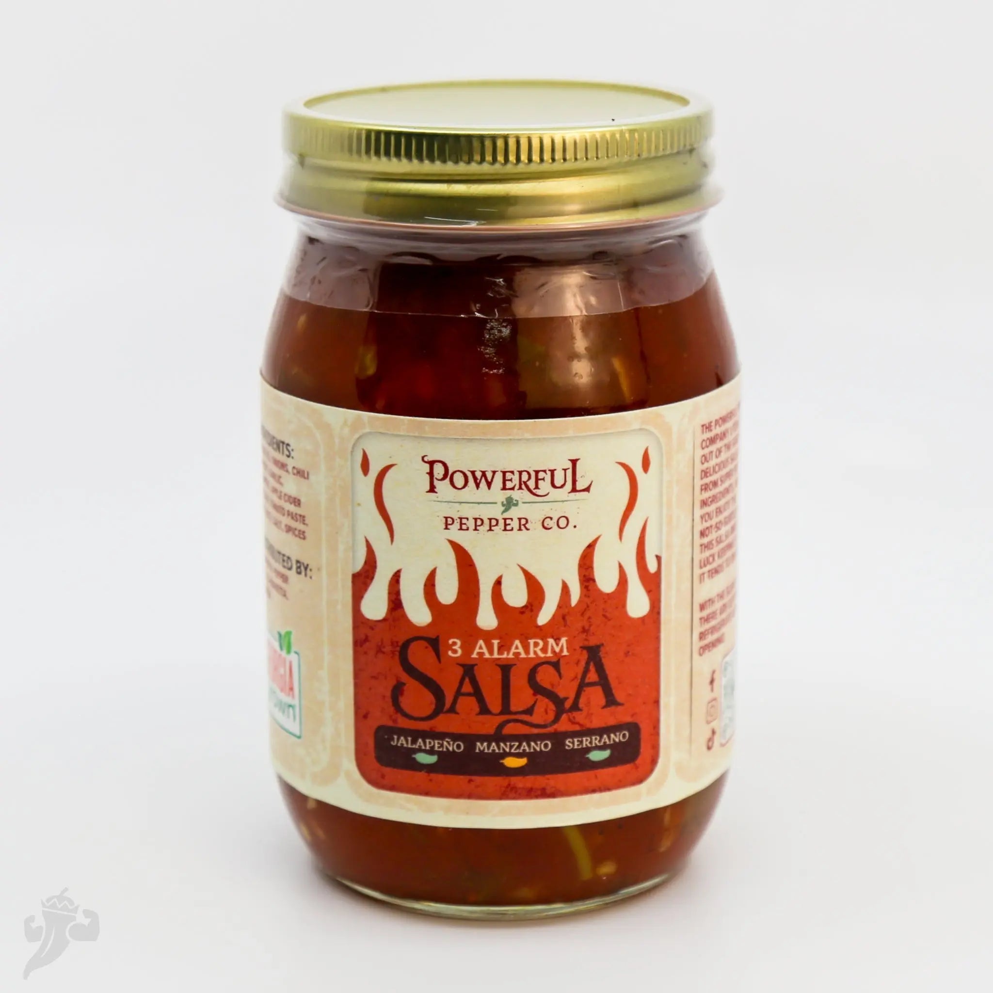 3 Alarm Salsa by Powerful Pepper Company, Southern food gift main product photo