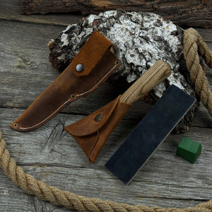 3-Piece Hand-Forged Spoon Carving Tool Set detail view by Sharky Forged Steel Tools