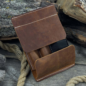 3-Piece Wood Carving Tool Set with Leather Case detail view by Sharky Forged Steel Tools