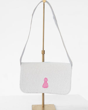 The Rainbow Row Handbag detail view by TheTinyTassel